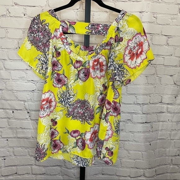 Valerie Stevens Floral Printed Blouse - Picture 2 of 4